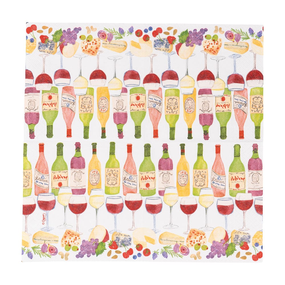 Wine Pairings Napkin Cocktail