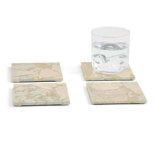 Set of 4 Amazonite Coasters