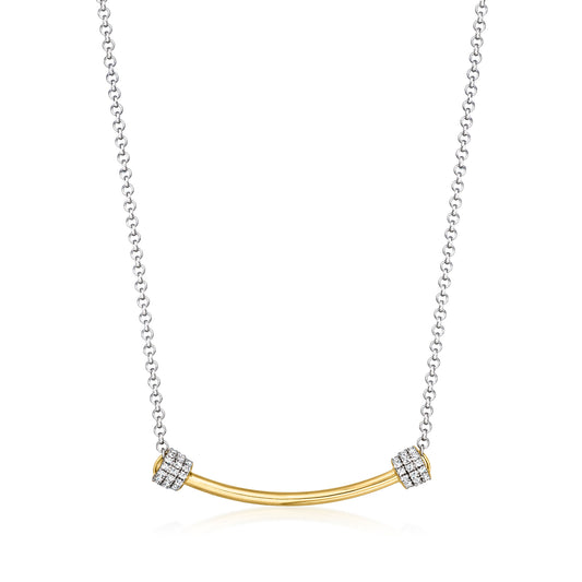Aurora Gold Bar Necklace