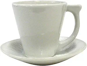 Vuelta White Pearl Cup and Saucer