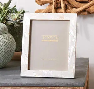 Pearly White 8x10 Picture Frame