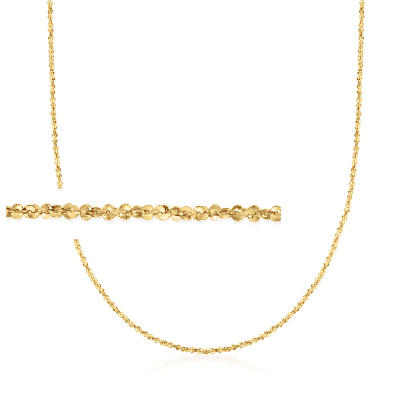 14K YG 20" Chain
