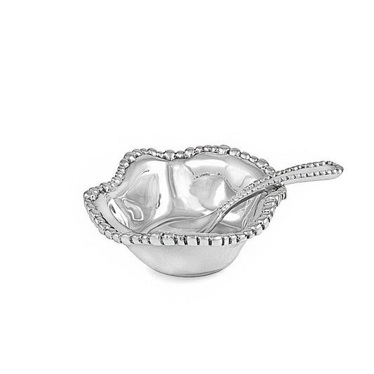 Organic Pearl Petit Bowl with Spoon