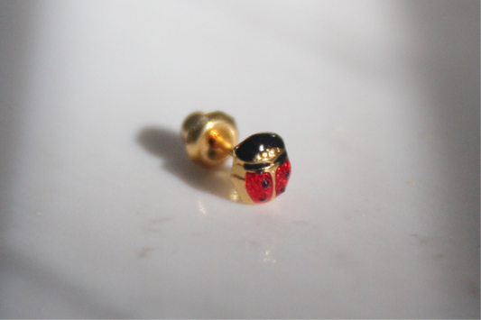 24K Gold Plate Lady Bug