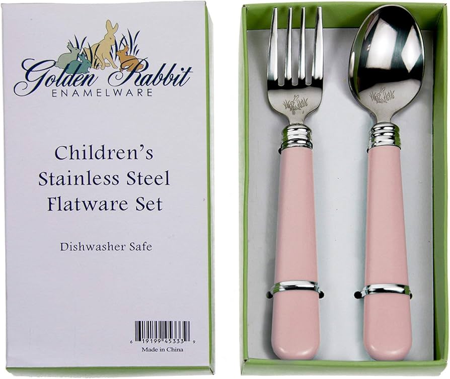 Pink Baby Flatware