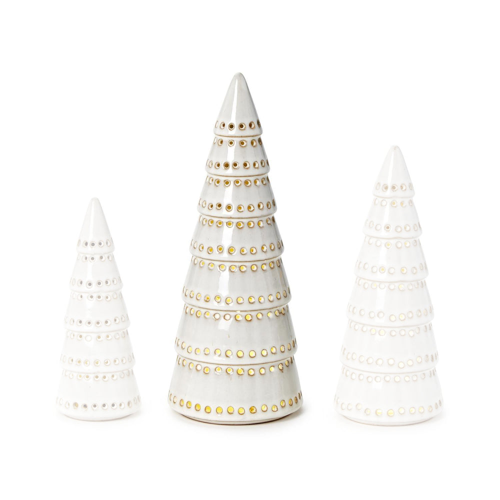 Large Pierced Holiday Tree with LED Light-Up