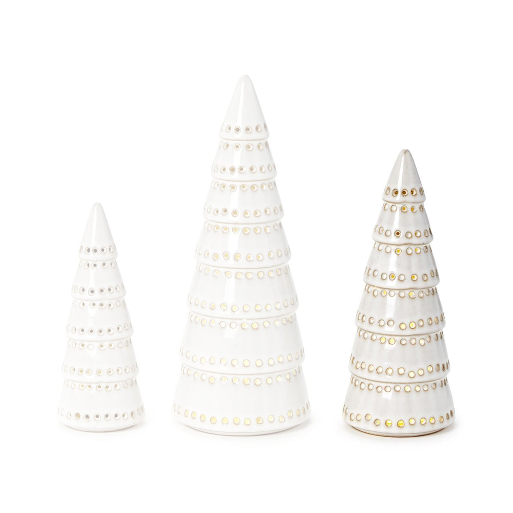 Large Pierced Holiday Tree with LED Light-Up