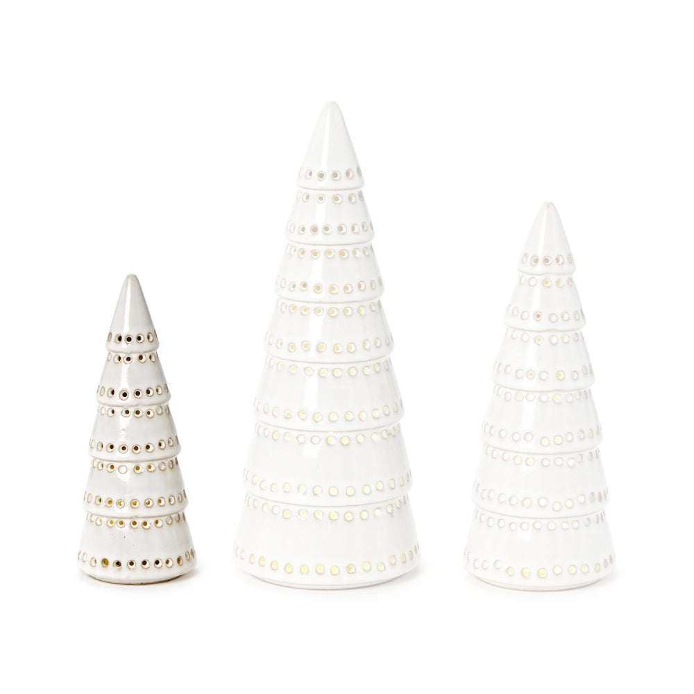 Large Pierced Holiday Tree with LED Light-Up