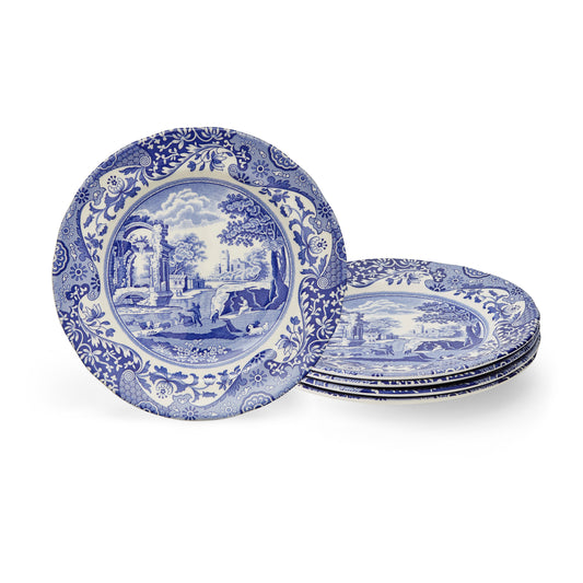 Blue Italian Salad Plate