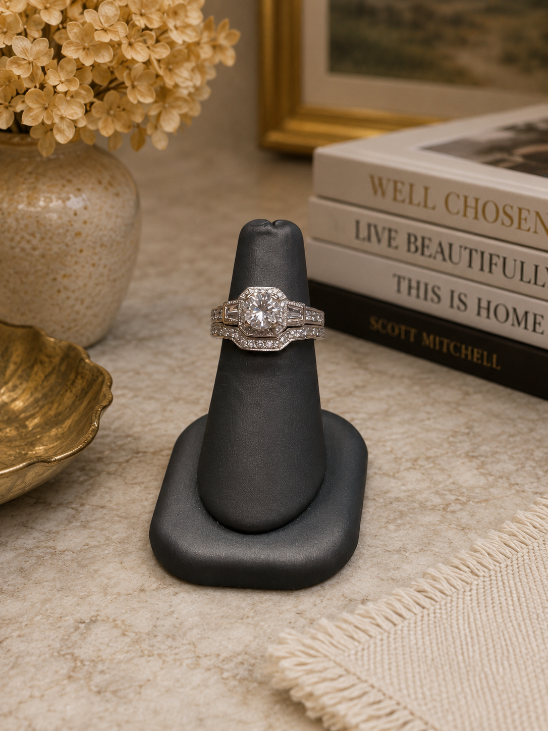 1.25 CTW Diamond Wedding Set — I Color, I1 Clarity