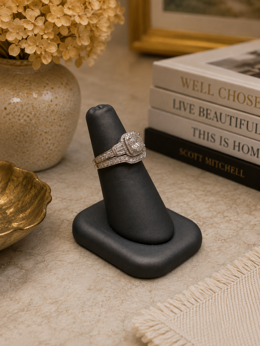 1.25 CTW Diamond Wedding Set — I Color, I1 Clarity