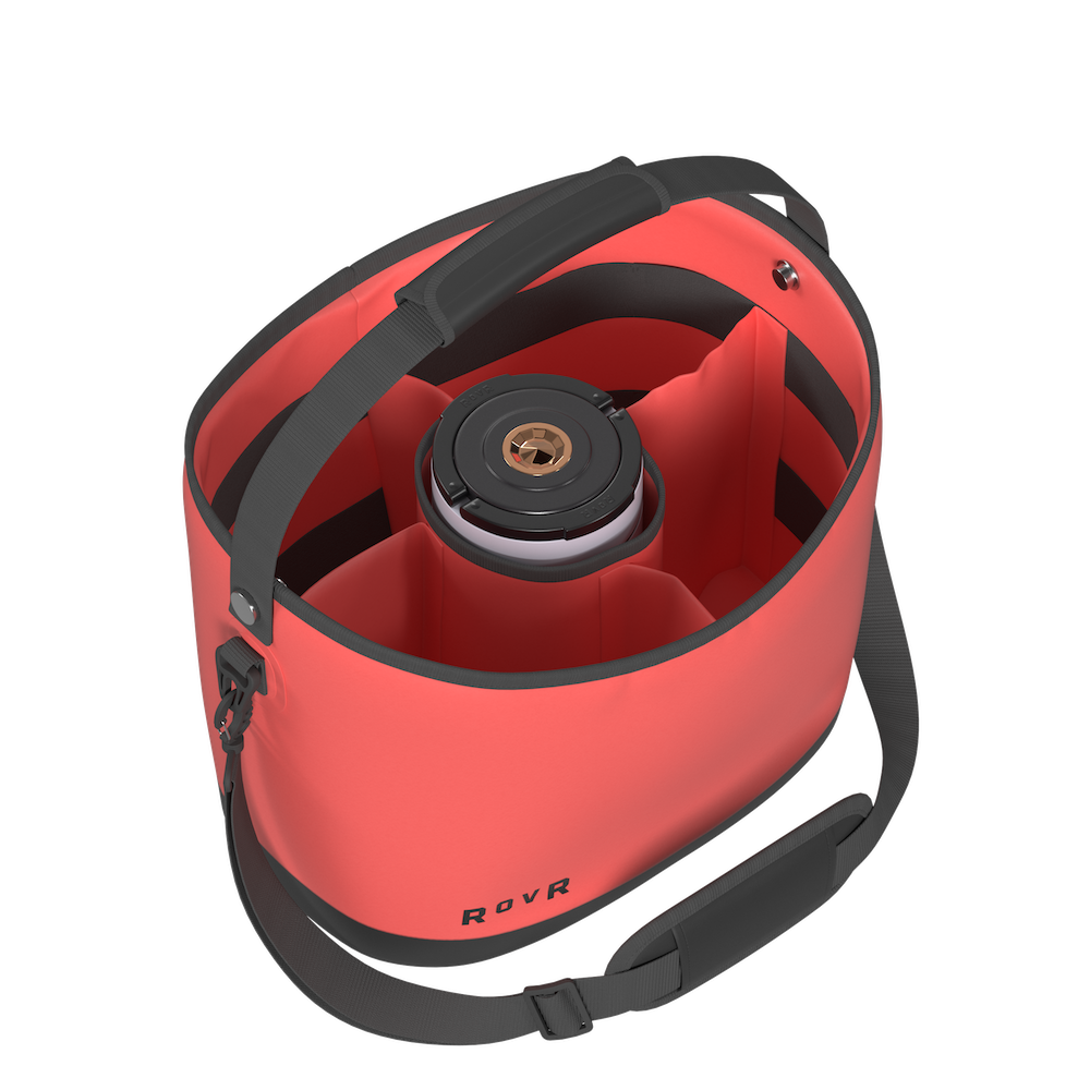 KeepR Caddy with Ice Bucket-Coral