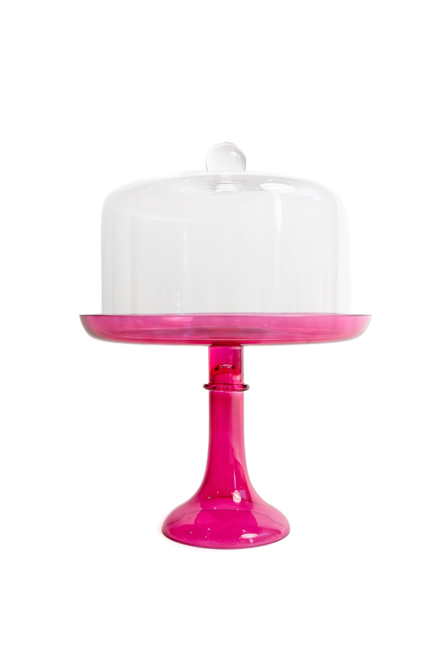 Estelle Cake Stand-Fuchsia