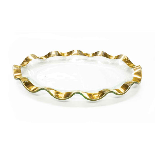 15" Ruffle Platter