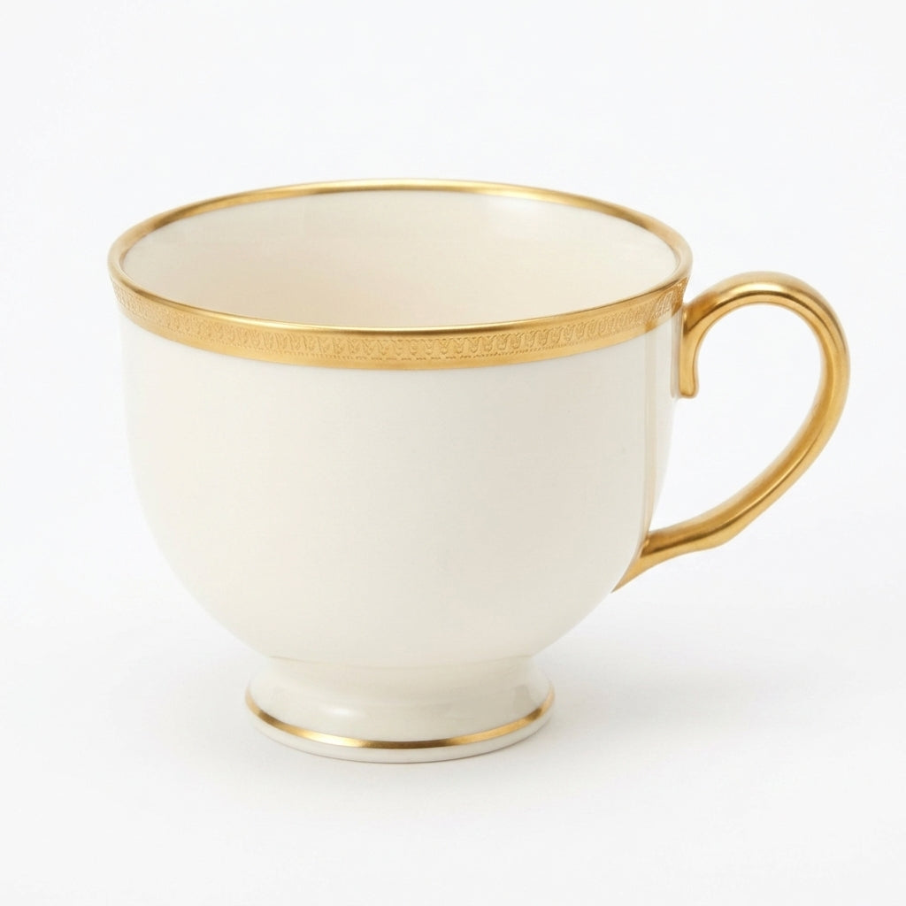 Tuxedo Gold Footed Cup