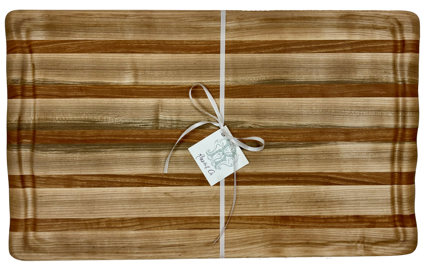Striped Soft Maple and Cherry Cutting Board