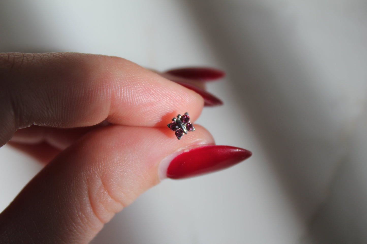 SS Pink Crystal Butterfly