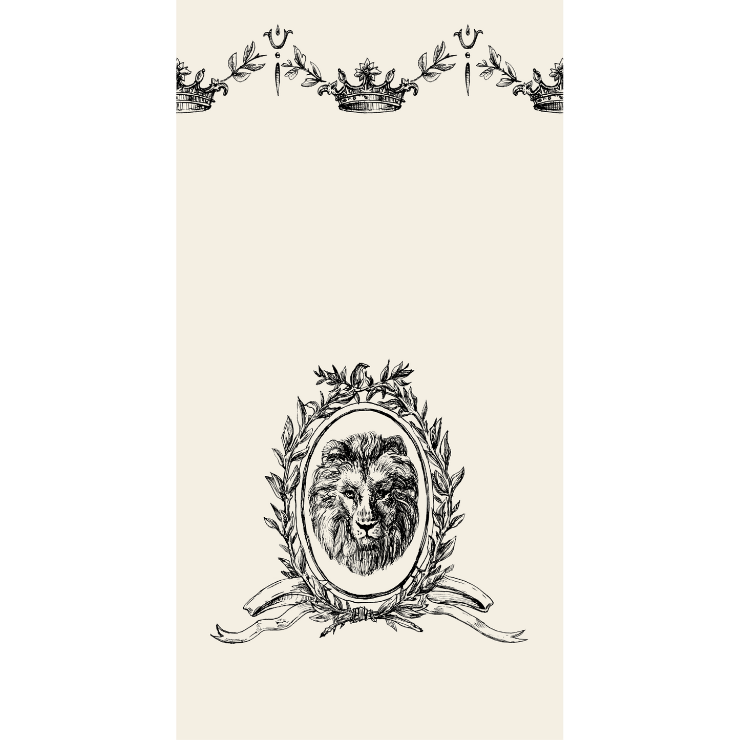 Majestic Crest Cocktail Napkin