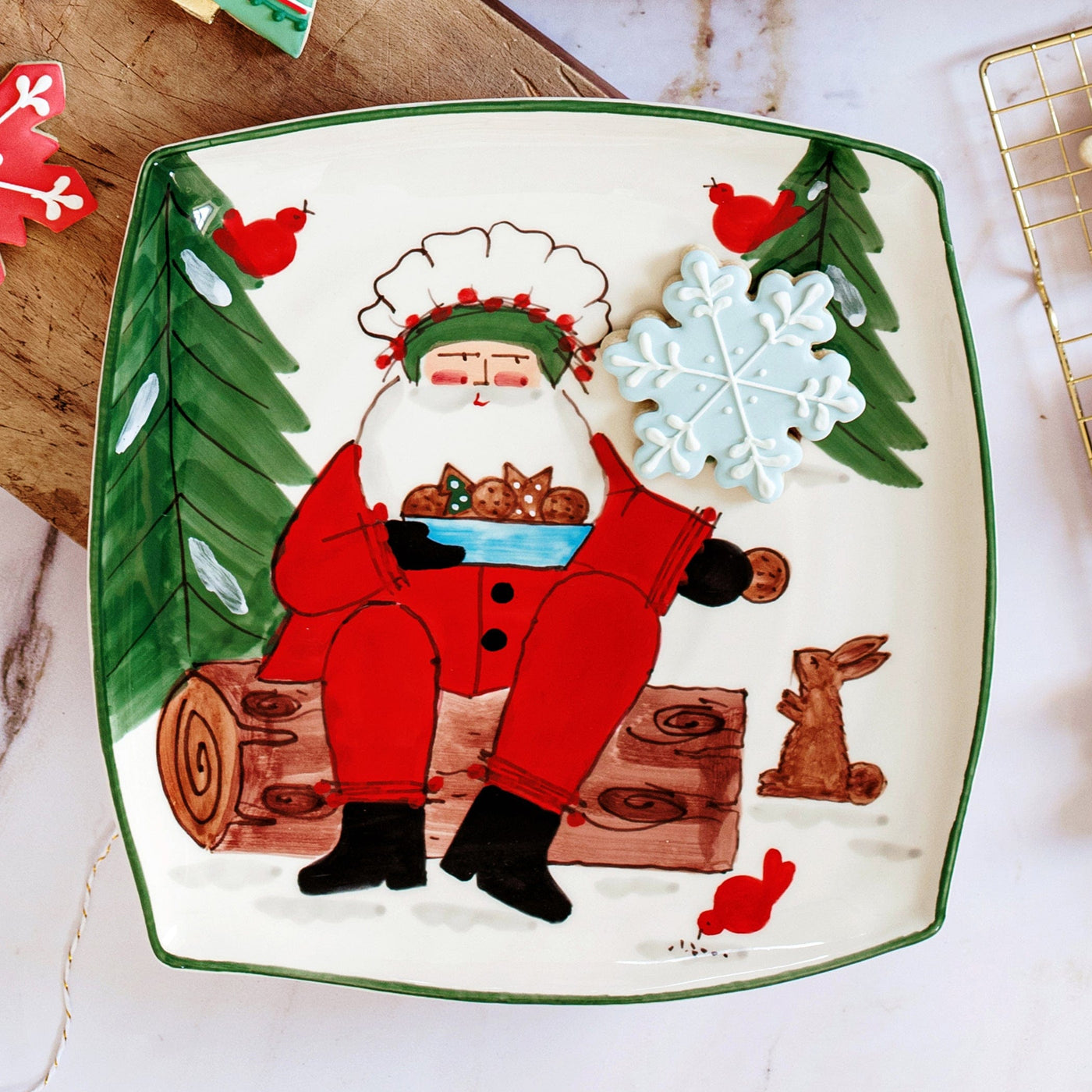 Old St. Nick 2025 LE Square Platter
