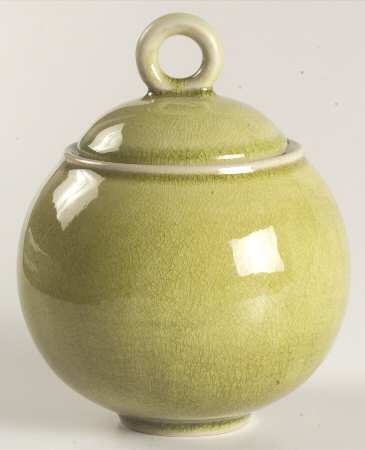 Tourron Avocado Green Sugar Jar