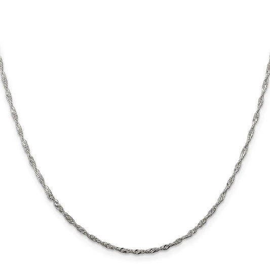 .925 3.2mm Solid Rope Chain