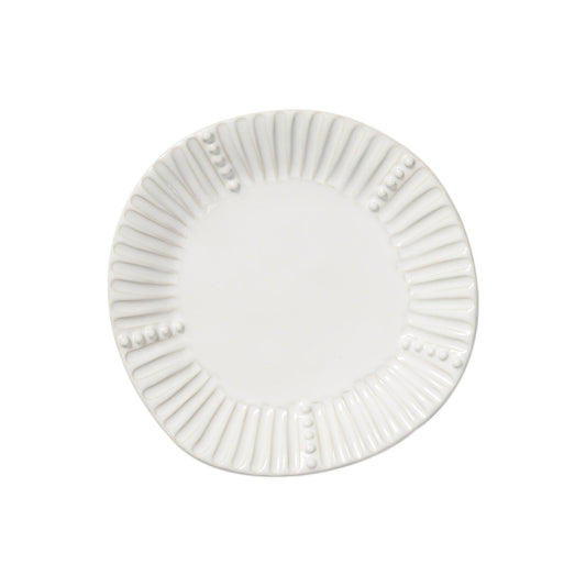 Incanto Stone White Stripe Salad Plate