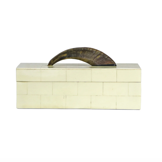 Asili Bone Box with Horn Medium