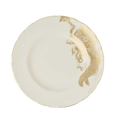 Gold Aves Motif Dinner Plate