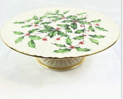 Holiday Cake Plate
