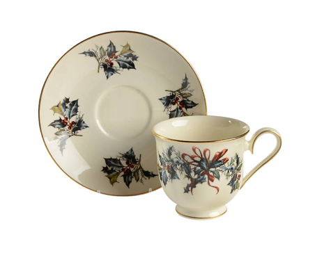 Winter Greetings Cup & Saucer