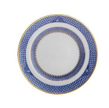 Indigo Wave Salad Plate
