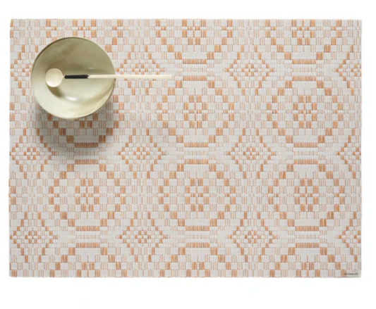 Overshot Butterscotch Rectangular Placemat
