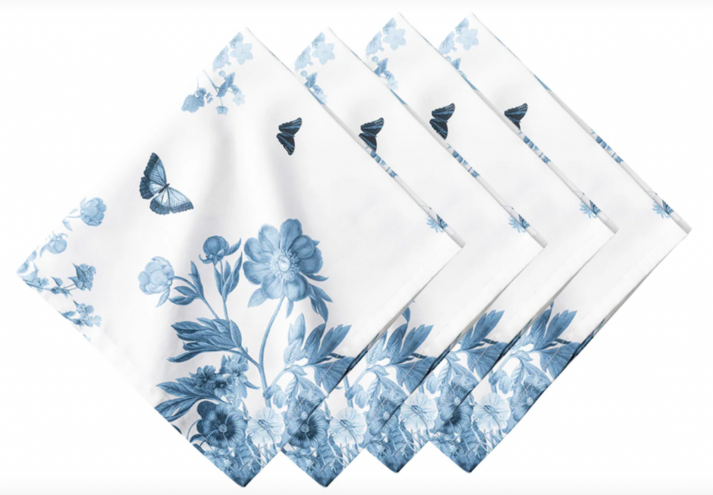 Field of Flowers White Napkin (Set of 4)