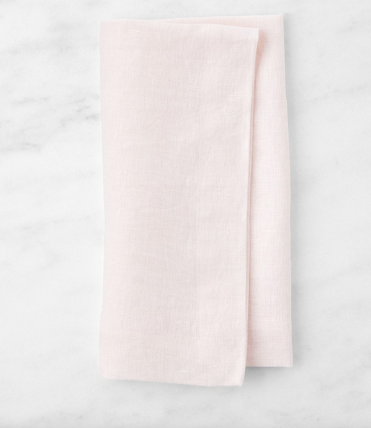 Blush Linen Napkins (Set of 6)