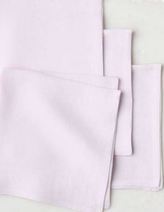 Lavender Linen Napkins (Set of 4)