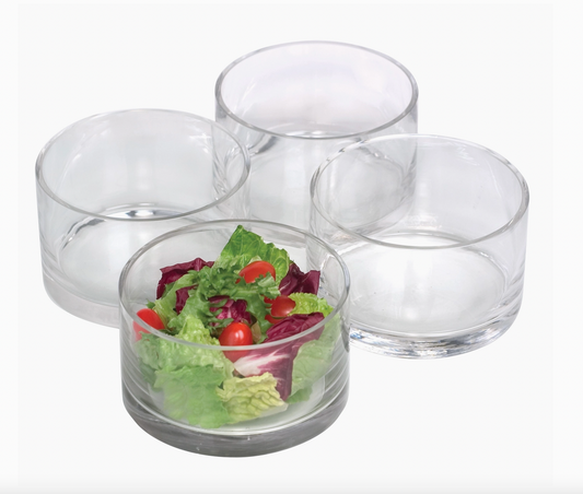 Simplicity Cylinder Nappy Bowls-Set of 4