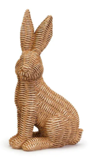 Basket Weave Bunny Decor