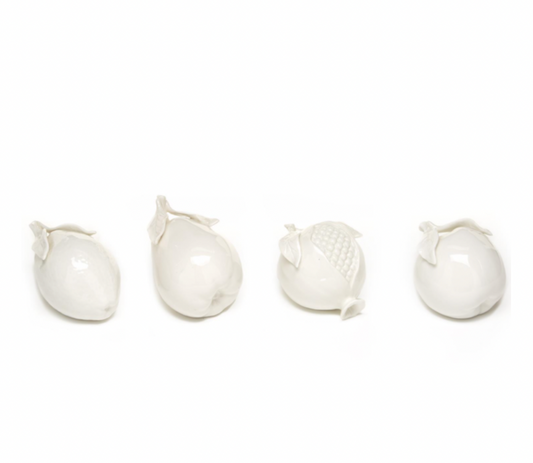 White Decorative Fruit A/4 Designs