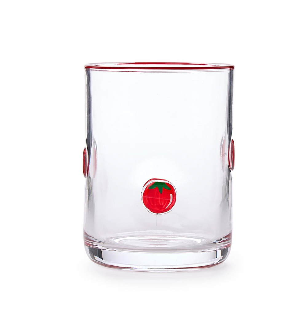 Tomato Double Old Fashion Glass