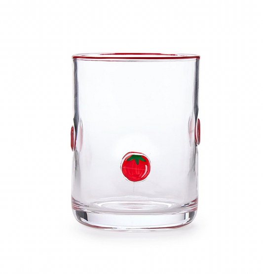 Tomato Double Old Fashion Glass