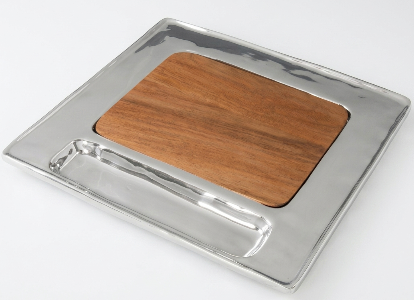SOHO Square Cutting Board with Cracker Tray