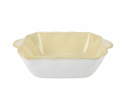 White Medium Square Baker