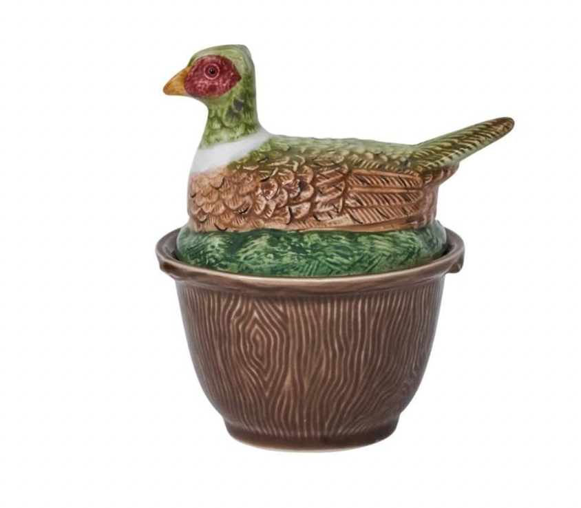 Forest Walk Pheasant Bowl with Lid