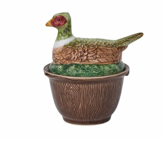 Forest Walk Pheasant Bowl with Lid