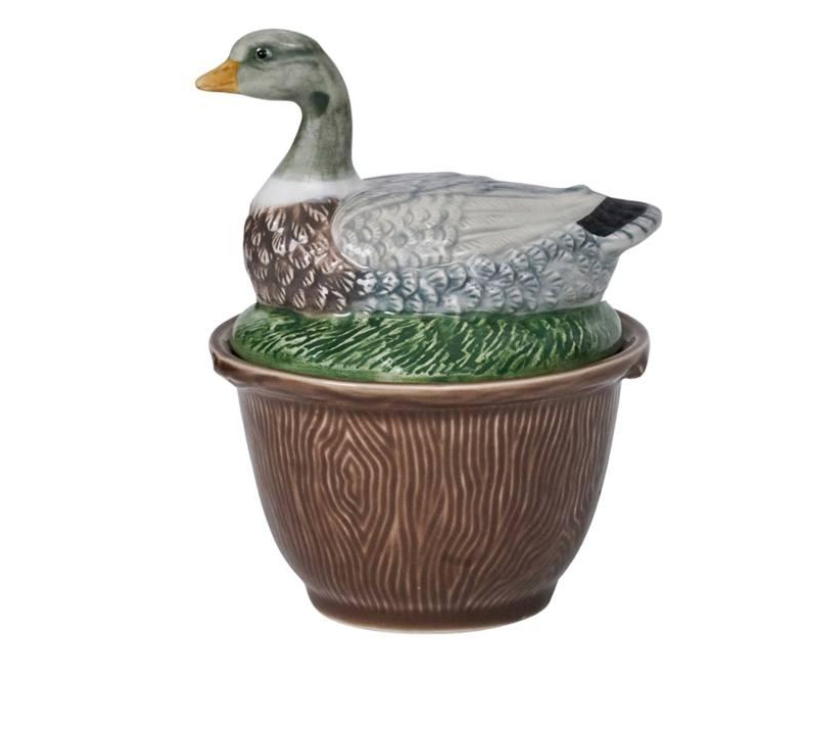 Forest Walk Duck Bowl with Lid