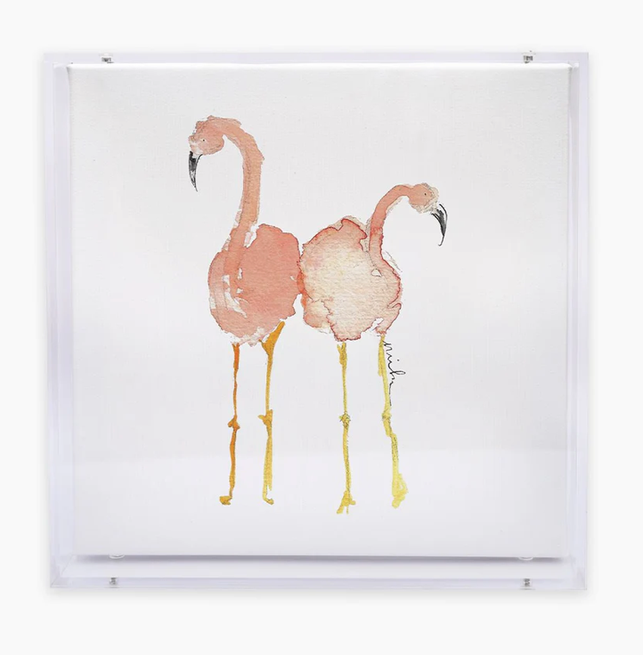 Animal Acrylic Shadow Box Canvas