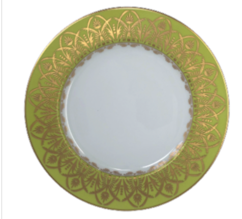 Oasis Green by Royal Limoges Dinner Plate