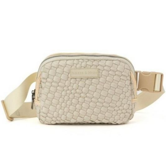 Woven Belt Bag Bone