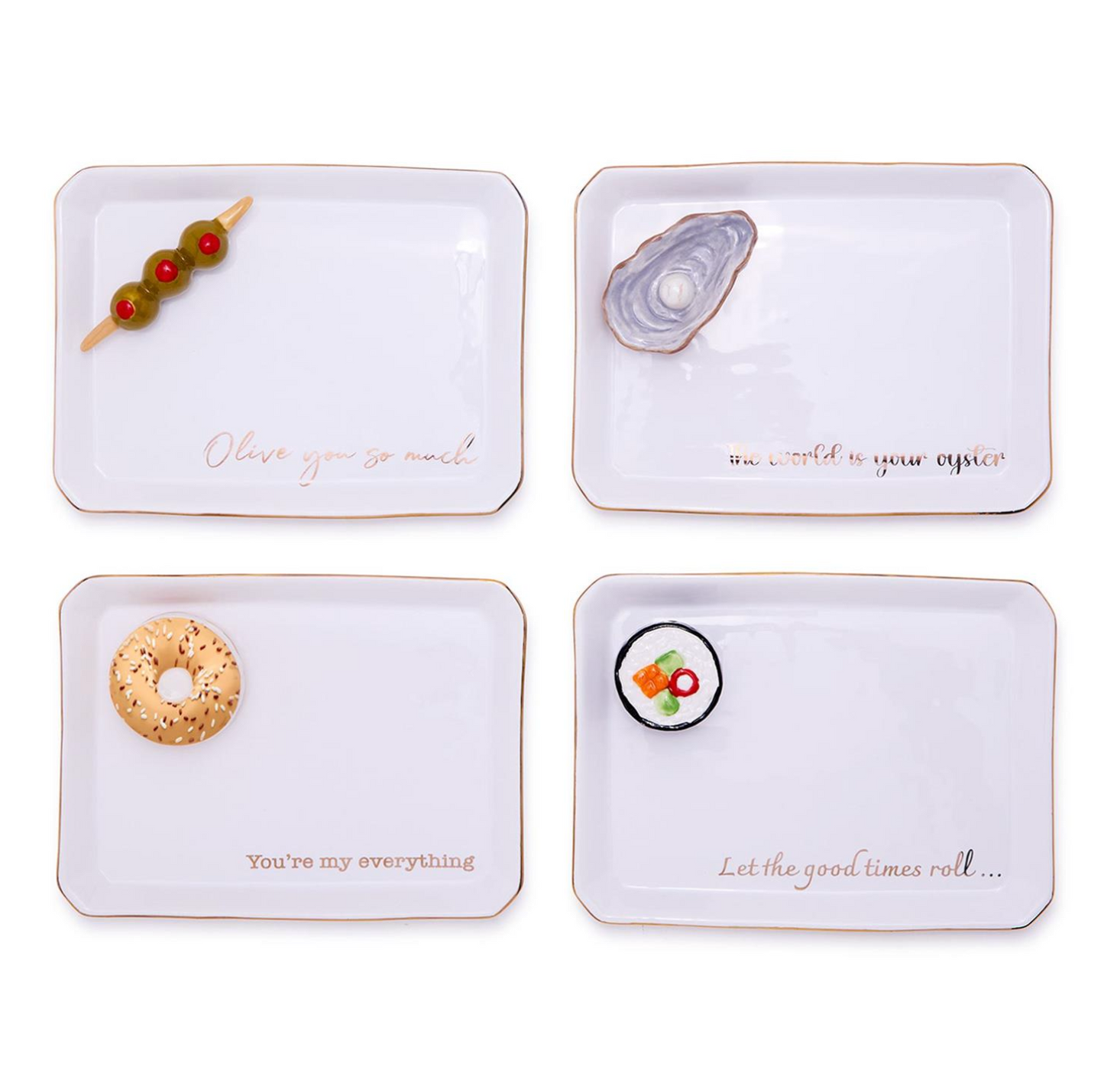 Icon Trinket Tray with Saying