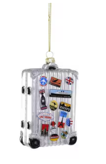 Jetsetter Suitcase Ornament